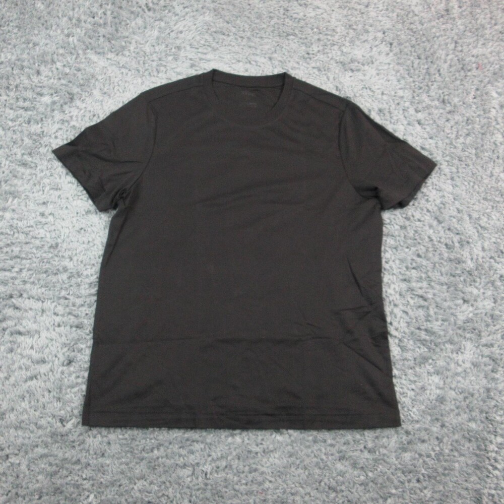 TexTale Shirt Mens XL Black Soft Cotton Modal Crewneck Tagless Basic Tee NWOT